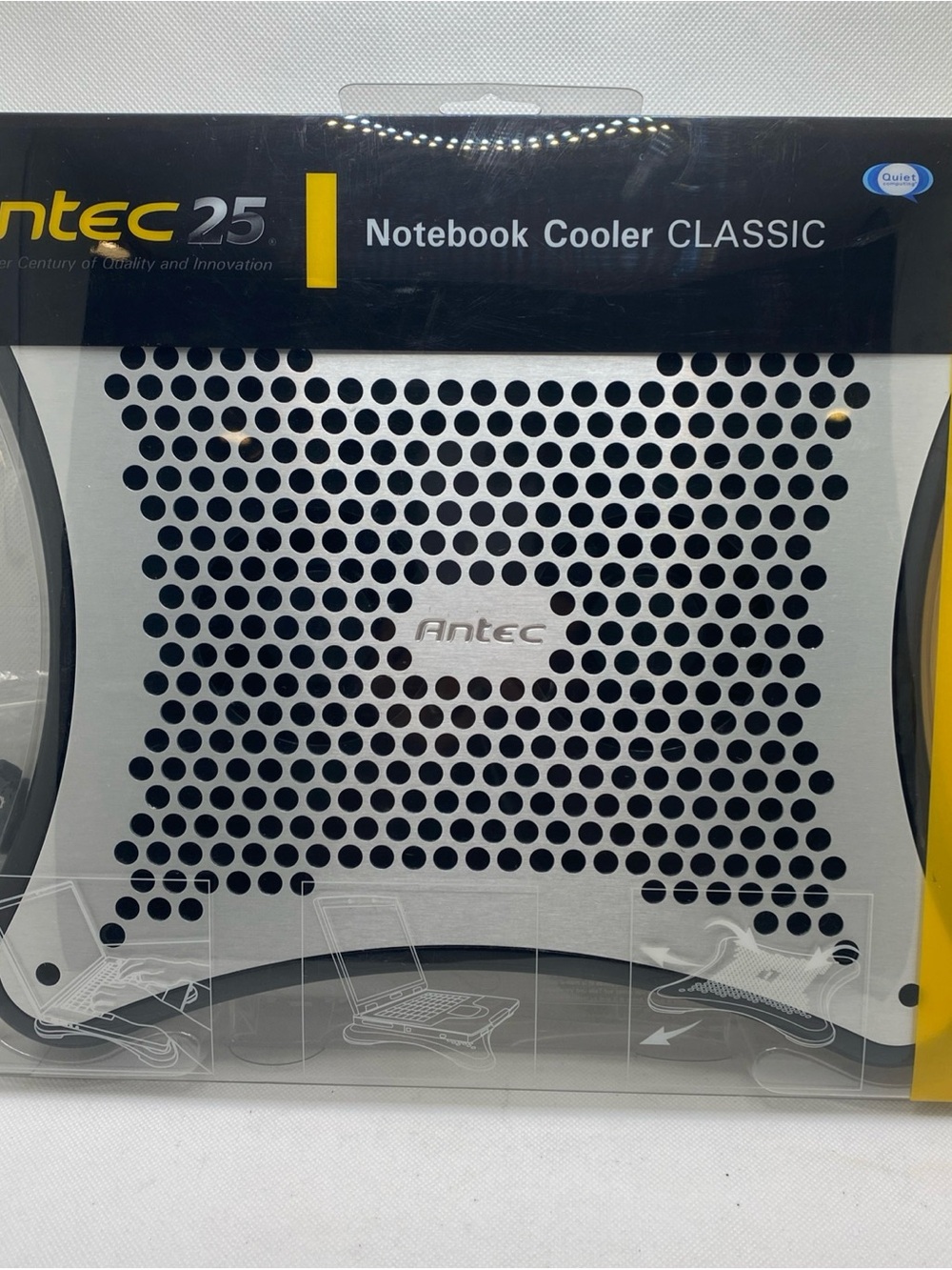 Antec Notebook Cooler Classic - Silver Laptop Cooling Stand